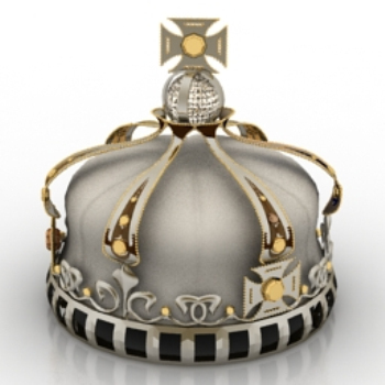Couronne fleurie modle 3d