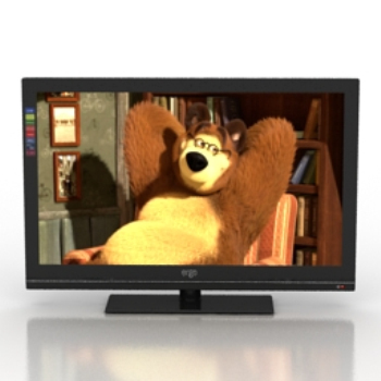 Modle 3D de la TV LCD
