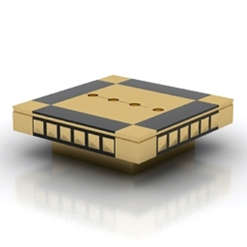 Tableau jaune modle 3d
