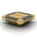 Tableau jaune modle 3d