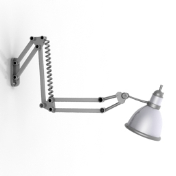 Lampe de table pliante modle 3d