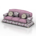 Canap violet modle Noble