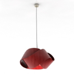 Modle de lustre rouge de forme unique