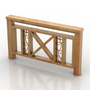 Modle de clôture en bois