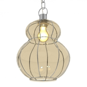 Modle de lustre en forme de gourde