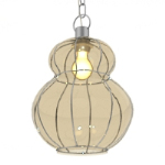 Modle de lustre en forme de gourde