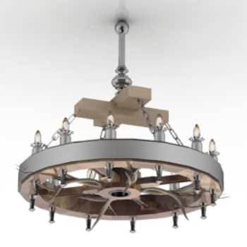 modle de lustre mtallique