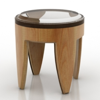 Modle 3d table en bois