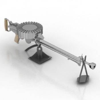 mitrailleuses lourdes modles 3d
