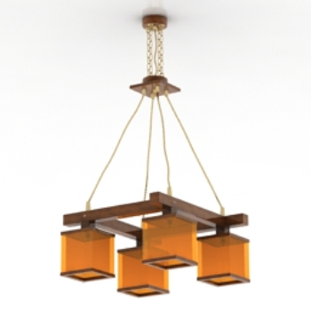Modles de lustre de style japonais
