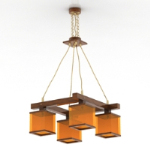 Modles de lustre de style japonais