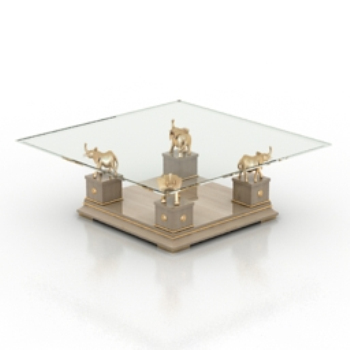 noble table basse en verre