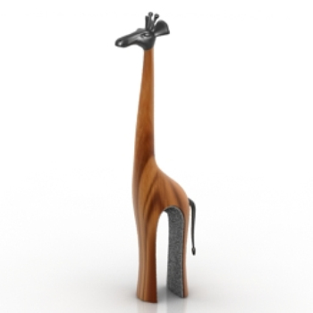 Modle de sculpture de girafe