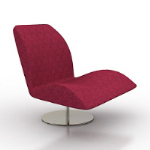 Chaise fauteuil rouge