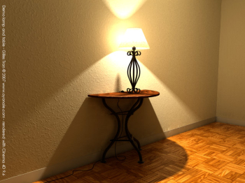 lampe fluorescente jaune