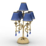 beau bleu modle de lampe de l