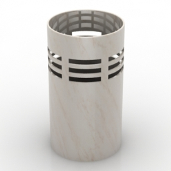 fûts de dchets de modles 3D