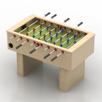 Modle 3d d'un football de bureau
