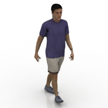 Homme modle 3d