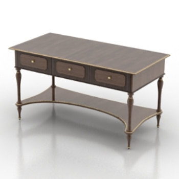 Modle 3D de bureau classique