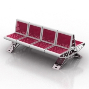 modle d'attente des chaises de salle