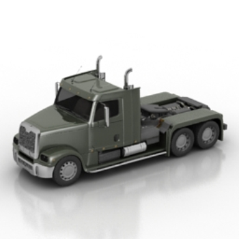 grands modles 3D camion de taxi vert