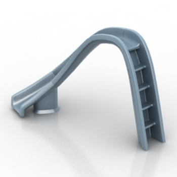 Des toboggans pour enfants modles 3D simples