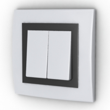 Commutateur lectrique modle de bouton