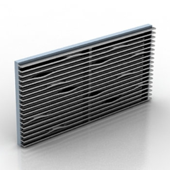 cuisine modle d'espace de ventilation