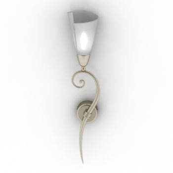 modle de lampe de mur blanc