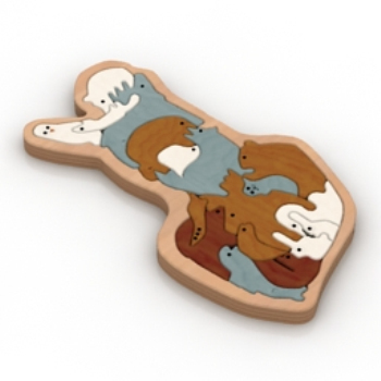 nigmes polaires ours de puzzle