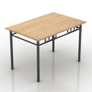 modle simple de table en bois