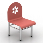 modle de chaise rose
