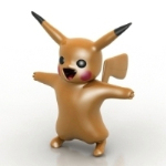 modle Pikachu colre
