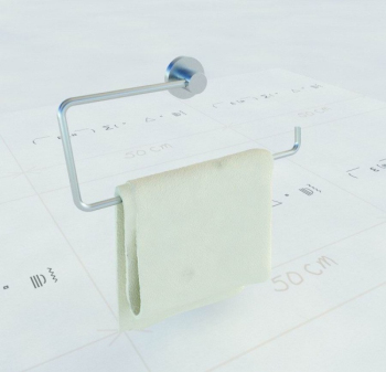 Serviette de mtal support en 3D