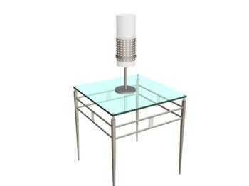 Verre lampe de table modle 3D