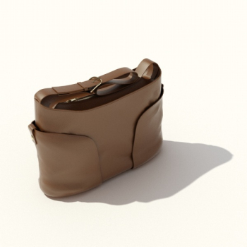 Modle 3d paule sac brun dame