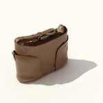 Modle 3d paule sac brun dame