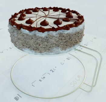 Gâteau au chocolat en 3D