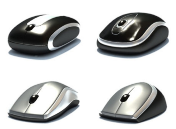Modle de souris sans fil 3D