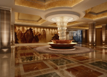 Restaurant entre Antique modle 3D