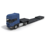 Le chargement et le dchargement du camion modle 3D