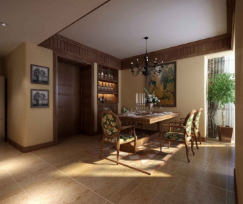 Modle 3d restaurant mode maison