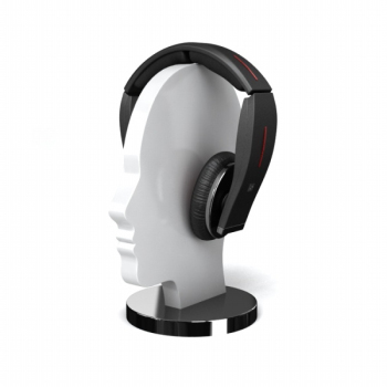 Modle 3D de casque noir