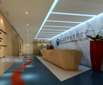 Socit d'investissement de premier plan modle 3D