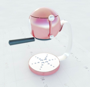 Rose bouilloire modle 3d