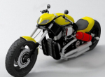 Motocycles lourds cool modles 3d