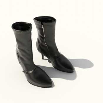 Bottes  talons hauts en 3D