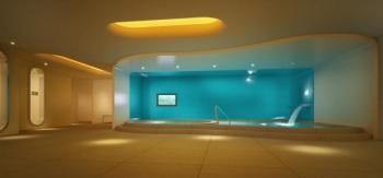 Modles de salle de bains de luxe 3d