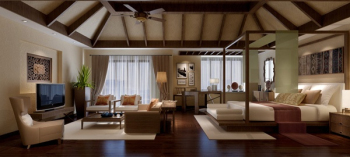 Frais chambre de la maison des modles 3D